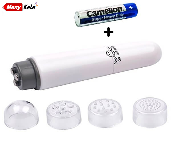 ماساژور و ویبراتور قلمی صورت mini massager+یک عدد باتری کملیون رایگان